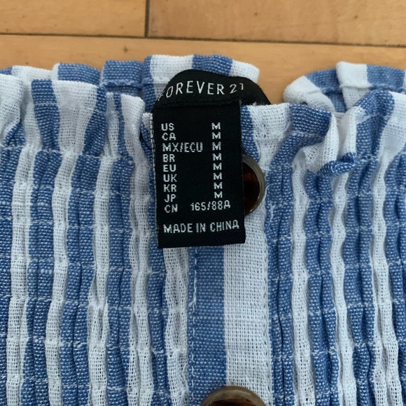 ⭐️HOST PICK⭐️ [M]👚NWOT - F21 striped tube top - Picture 4 of 7